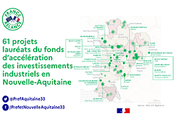 Lauréats du fonds d'accélération des investissements industriels en Nouvelle-Aquitaine