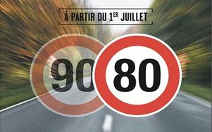 80 km/h : la mesure entre en vigueur le 1er juillet 