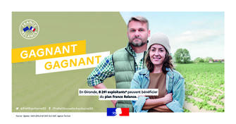 Les dispositifs du plan France Relance en faveur de l’agriculture en Gironde 