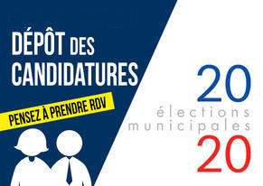 Élections municipales et communautaires - dépôt des candidatures