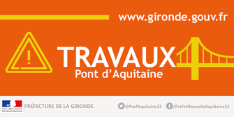Rocade A630 - Restrictions de circulation sur le Pont d’Aquitaine