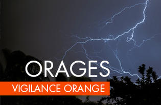 Vigilance ORANGE orages en Gironde