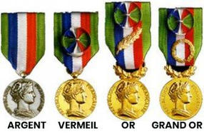 médailles d'honneur agricole - illustration